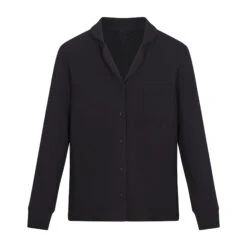 COTTON SLEEP BUTTON UP SET | SOOT