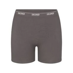 LOGO RIB BOXER | GREY CHALK