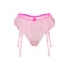 SKIMS ROMANCE GARTER BIKINI | BUBBLE GUM