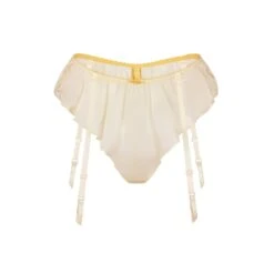 SKIMS ROMANCE GARTER BIKINI | BUTTER