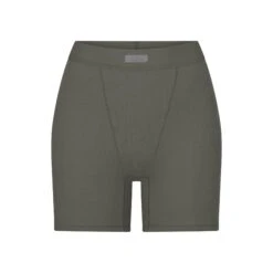 COTTON RIB BOXER | JUNIPER