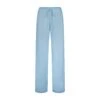 SILK CHIFFON COVER UP DRAWSTRING PANT | IRIS BLUE