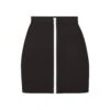 ZIP-UP SWIM MINI SKIRT | ONYX
