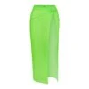 MESH LONG SARONG | NEON GREEN