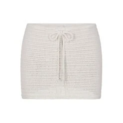 CROCHET SWIM MINI SKIRT | MARBLE