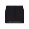 CROCHET SWIM MINI SKIRT | ONYX