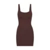 SWIM TANK DRESS | COCOA