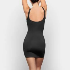 SWIM TANK DRESS | ONYX 8 SWIM TANK DRESS | ONYX -Deals Easy Allure Wardrobe Store SKIMS SWIM SW DRS 0005 TC ONX 0024 BK