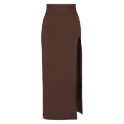 SHAPING SWIM LONG SKIRT | COCOA