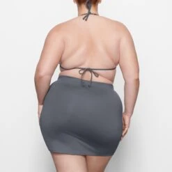SWIM TUBE SKIRT | GUNMETAL -Deals Easy Allure Wardrobe Store SKIMS SWIM SW SKT 0800 MM GUN BK