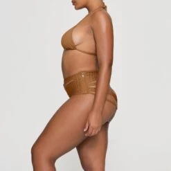 RHINESTONE SWIM STRAPPY SKIRT | ALMOND -Deals Easy Allure Wardrobe Store SKIMS UNDERWEAR CU SKT 3186 HA ALM 0008